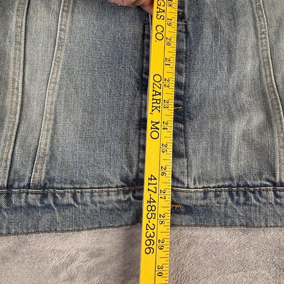 Ralph Lauren Polo Jeans CoJacket Mens 2XL Light Wash Blue Denim Trucker RL - Picture 15 of 16